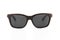 Fashionable Wooden Eyewear Clear Clean White Background