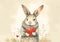 Fashionably Furry: An Adorable Rabbit\\\'s Heartwarming Adoption Journey
