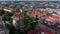 Fassbergs Kyrka, Aerial view of Gothenburg, Sweden, Aerial view of downtown,