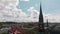 Fassbergs Kyrka, Aerial view of Gothenburg, Sweden, Aerial view of downtown,