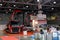 Fassi stand at the Bauma CCT Russia construction industry fair. Fassi hydraulic loader cranes based on Volvo and Jac