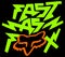 Fast as fox logo vector motocross