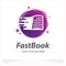 Fast Book Logo Design Template