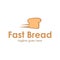 Fast Bread Logo Design Template