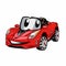 Fast car cartoon - red car cartoon - cars for kids