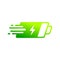 Fast charging battery status, Electric charge icon, Power energy indicator