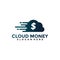 Fast Cloud Money Logo Design Template