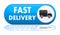 Fast delivery banner