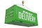Fast Delivery - Green Hanging Cargo Container.