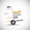 Fast delivery hand truck