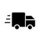 fast delivery icon, commerce service truck, order express, quick move symbol icon vector Illustration