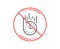 Fast delivery line icon. Time sign. Vector