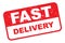 Fast delivery sign