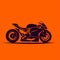 fast extreme sport bike vector eps10 illustration icon