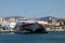 Fast ferry ship in Tarifa, Spain