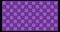a fast flashing square turns on off in purple