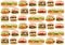 Fast food background hamburger cheeseburger burger fastfood