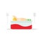 Fast food box flat design with plastic spoon and folk.Ready to eat rice box fastfood for lunch vector.fried rice with egg