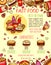 Fast food burger and sandwich menu banner template
