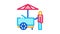 fast food cart Icon Animation