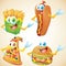 Fast food character set