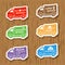 Fast food delivery trucks stickers