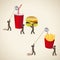 Fast food icons