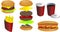 Fast food illustration