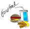 Fast Food Illustration