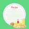 Fast Food and Juice, Recipe Empty List Vector