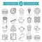 Fast Food Line Icons