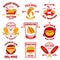 Fast Food Logotype Set