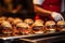 Fast food order preparation chef burgers cooking meat steak meal restaurant indoor service employees working hamburger