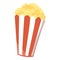 Fast food popcorn icon