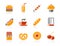 Fast food, Sweeties and Bakery icons | Sunshine Ho