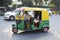 Fast going tuc tuc rickshaw car