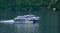 Fast hydrofoil ferry on Lake Como