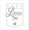 Fast lane ahead Modern stamp message design