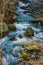 Fast Moving Water on a Wild Mountain Trout Stream