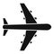 Fast plane run icon simple vector. Speed air shipped