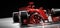 Fast red F1 car. Formula one racing sportscar