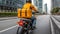 Fast and Reliable Delivery Services with a Motorcycle Courier, Generative AI
