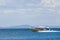 Fast RIB vessel storm petrel with passengers on a Bruny island sight seeing cruise