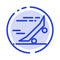 Fast, Ride, Riding, Skateboard, Skateboard Blue Dotted Line Line Icon