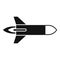 Fast rocket icon simple vector. Velocity boost