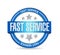 fast service seal sign concept illustration