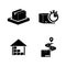 Fast Shipping, Delivery. Simple Related Vector Icons