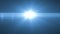 A fast transition animation with a star staying at a certain point and getting brighter with multiple iris and flares