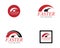 Faster speed icon logo template