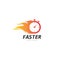 Faster and speed Logo Template vector icon illustration